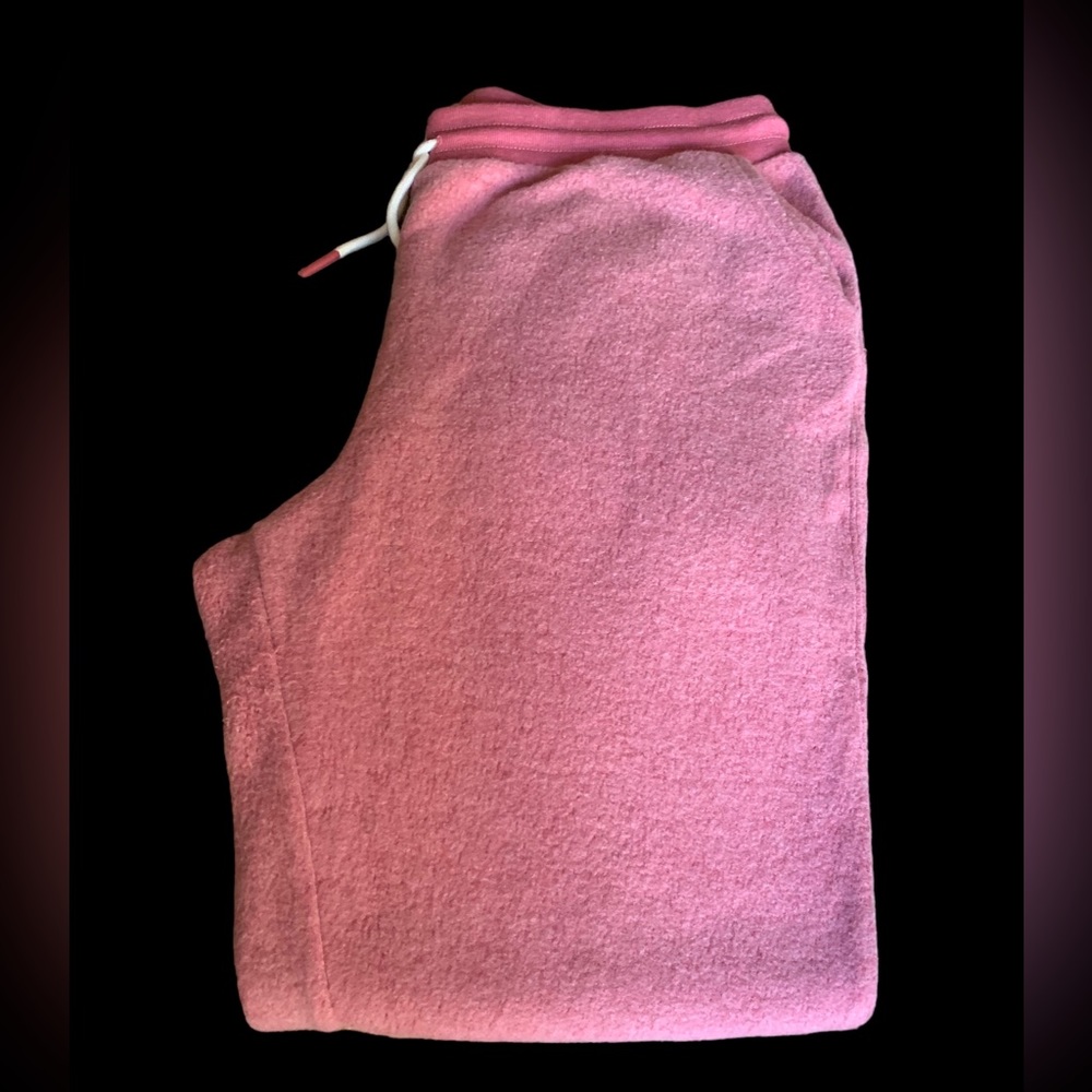 Members Mark Reverse Fleece Jogger Dark Rose Pink Plus Size XXL Lounge Pants - Picture 3 of 11